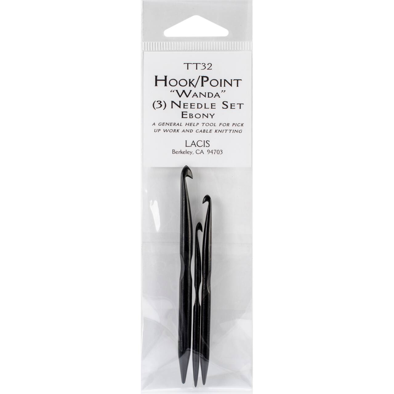Lacis Wanda Ebony Crochet Hook Set, D4J10 Michaels